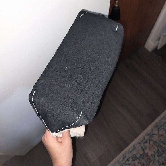 L.L. Bean Boat & Tote Black Small, Long Handles - Picture 5 of 5